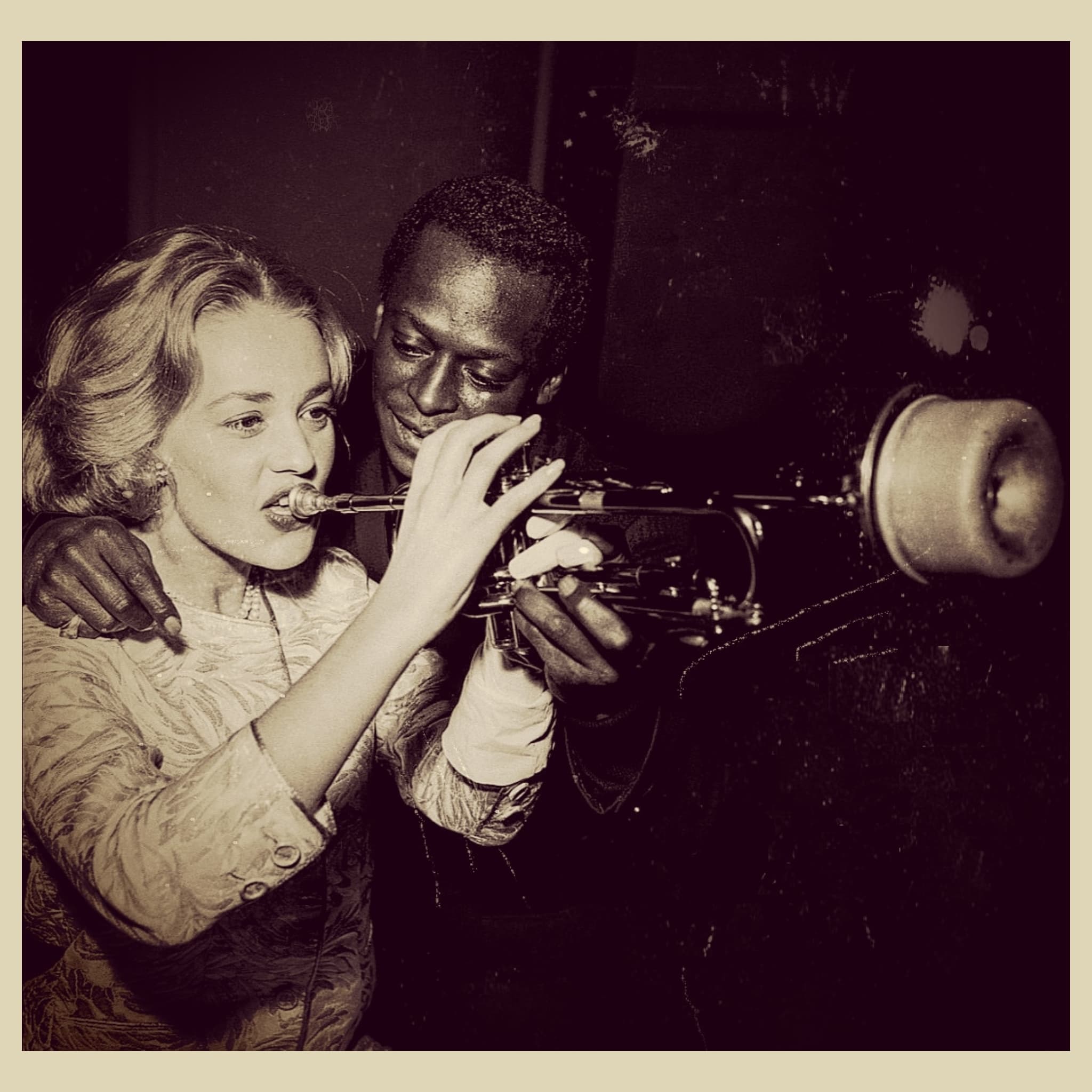 Jeanne Moreau & Miles Davis, 1958